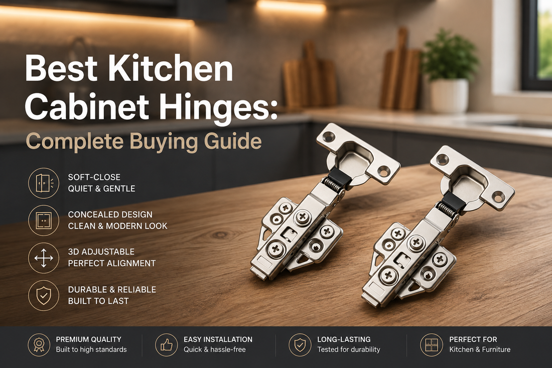 How to choose  the best kitchen cabinet hinges: complete guide