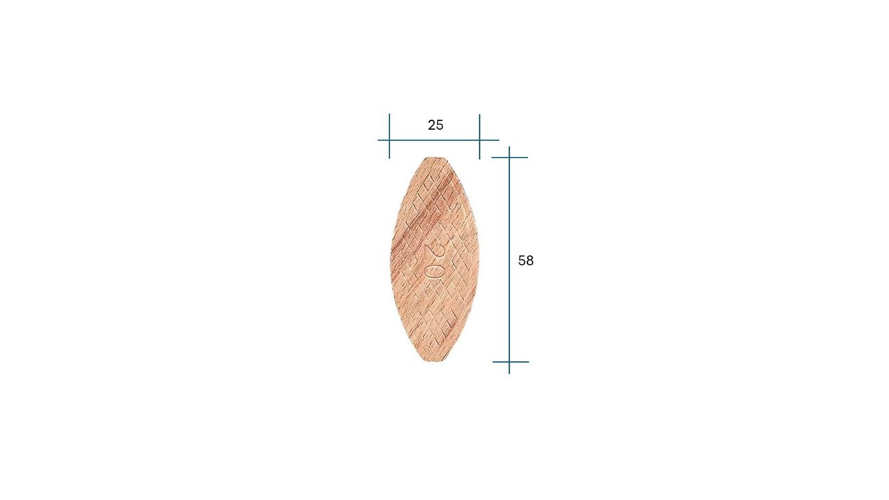 Wooden bisquits 100pcs.