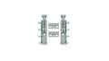 Pack of 2 Concealed Hangers – Ideal Anchoring for Kitchen and Bathroom Furniture